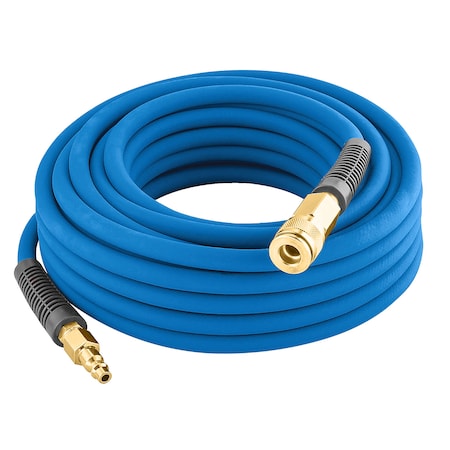 Estwing E38100PVCR 3/8" x 100' PVC / Rubber Hybrid Air Hose with 1/4" Brass Fi E38100PVCR